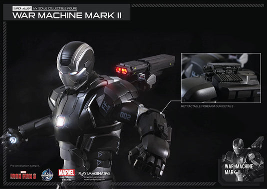 1/4 Scale - Iron Man 3 - War Machine Mark II - MINT IN BOX