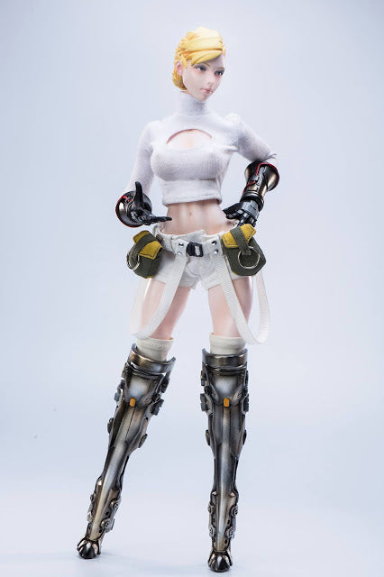 Load image into Gallery viewer, Deep Blur Diver - Female White Shorts
