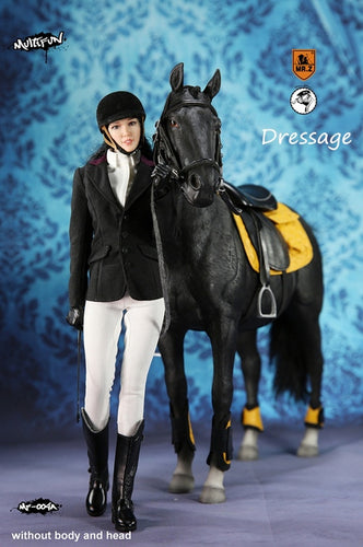 Female Equestrian Dressage Set w/Horse & Body - MINT IN BOX