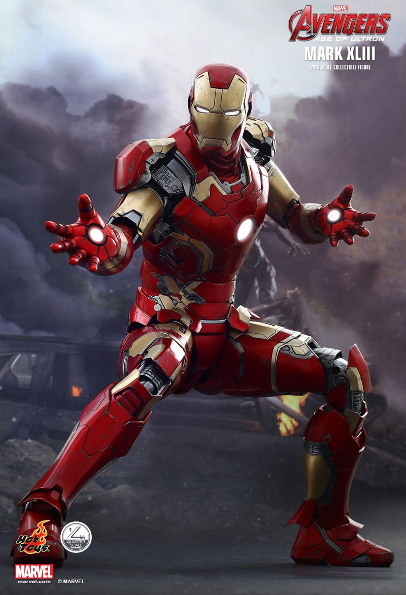 Load image into Gallery viewer, 1/4 - Avengers Age Of Ultron - Iron Man Mark XLIII - MIOB (Read Desc)
