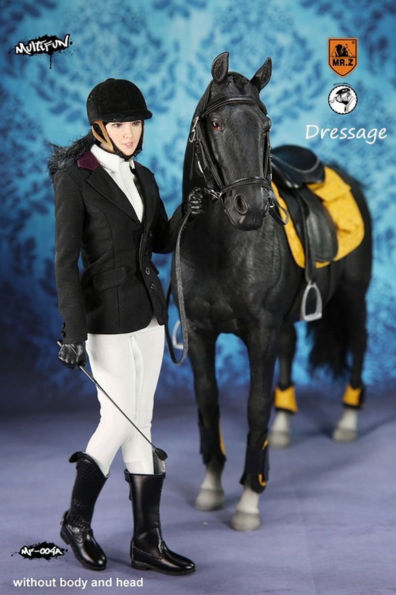 Load image into Gallery viewer, Female Equestrian Dressage Set w/Horse &amp; Body - MINT IN BOX
