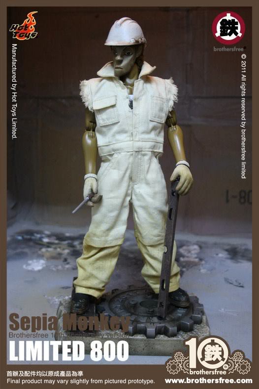 Load image into Gallery viewer, Brothersworker - Sepia - Base Figure Stand
