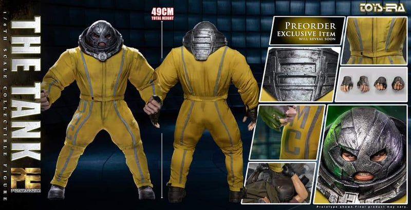 Load image into Gallery viewer, The Tank Juggernaut - Large Black Ripped Gloved Hands (Type 2)
