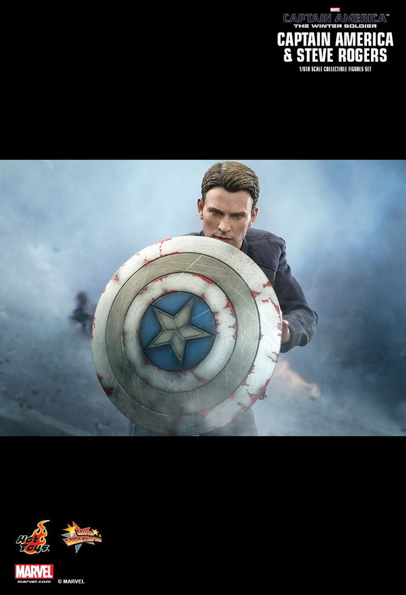 Load image into Gallery viewer, Captain America: TWS - Steve Rogers &amp; Cap 2-Pack - MINT IN BOX
