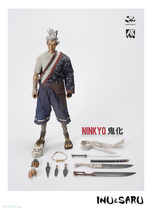 Ninkyo Seiji - Male Anime Head Sculpt w/Base Figure Stand