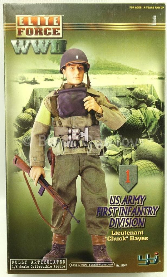 WWII - 1st. Infantry Division - Gas Mask Bag w/OD Green Life Belt