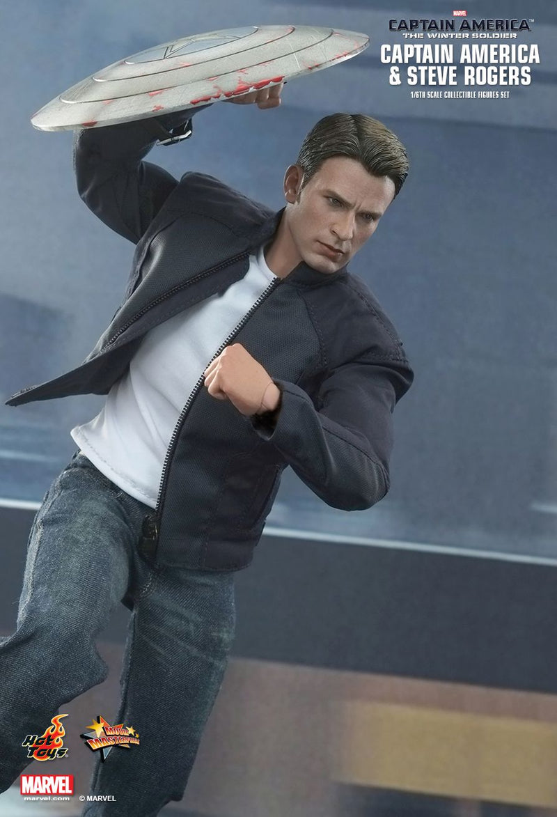 Load image into Gallery viewer, Captain America: TWS - Steve Rogers &amp; Cap 2-Pack - MINT IN BOX
