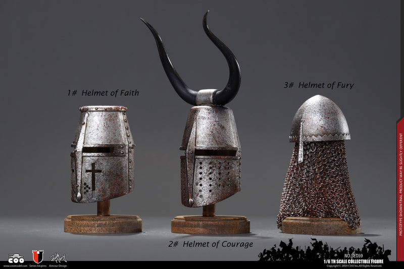 Load image into Gallery viewer, SOE - Diecast Alloy Jihad Three Helmets Suit - MINT IN BOX
