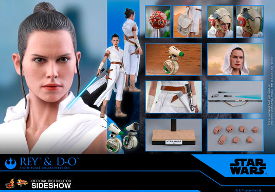 Star Wars TROS - Rey & D-O - Training Droid w/Stand