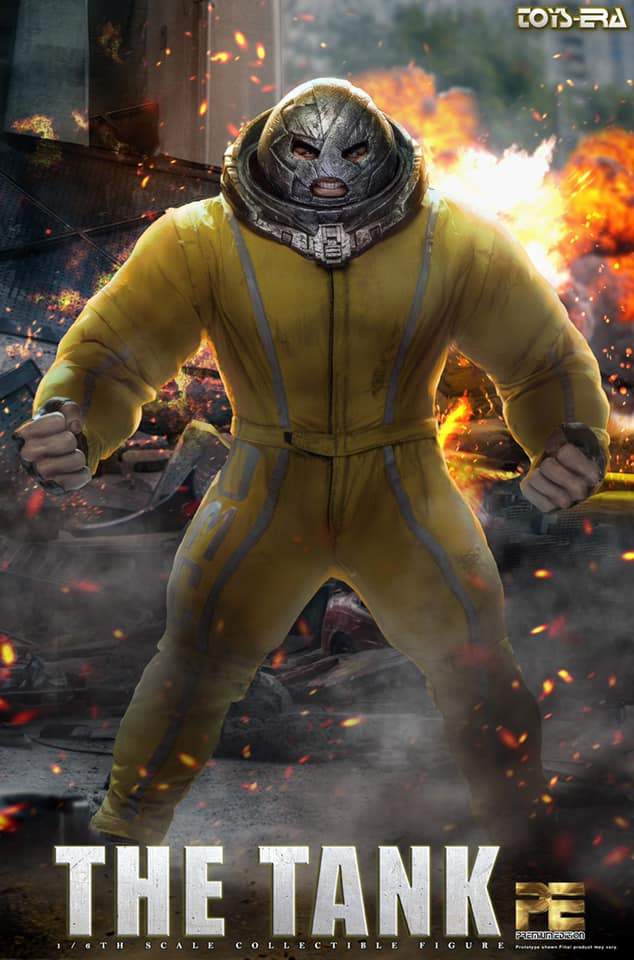 Load image into Gallery viewer, The Tank Juggernaut - Large Black Ripped Gloved Hands (Type 2)
