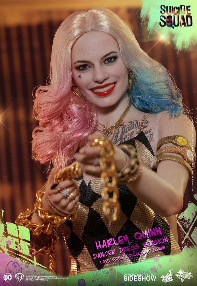 Load image into Gallery viewer, Suicide Squad - Harley Quinn Dancer - Gold Chain

