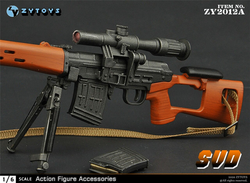 Load image into Gallery viewer, Dragunov SVD Sniper Rifle w/Rifle Scope - MINT IN BOX
