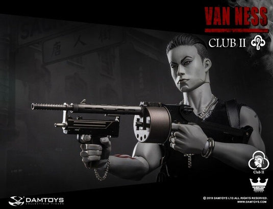 Club 2 - Van Ness SLE - Leather-Like Wallet w/Crucifix Chain
