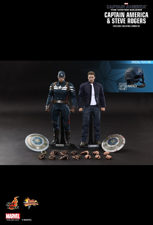 Captain America: TWS - Steve Rogers & Cap 2-Pack - MINT IN BOX