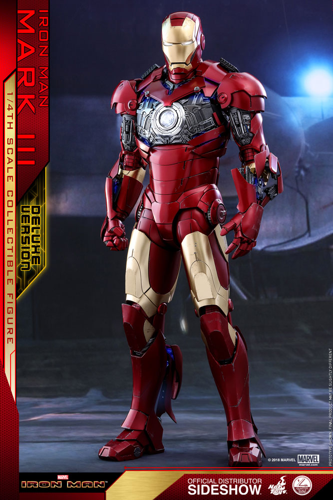 Load image into Gallery viewer, 1/4 Scale - Iron Man Mark III Deluxe Version - MINT IN BOX
