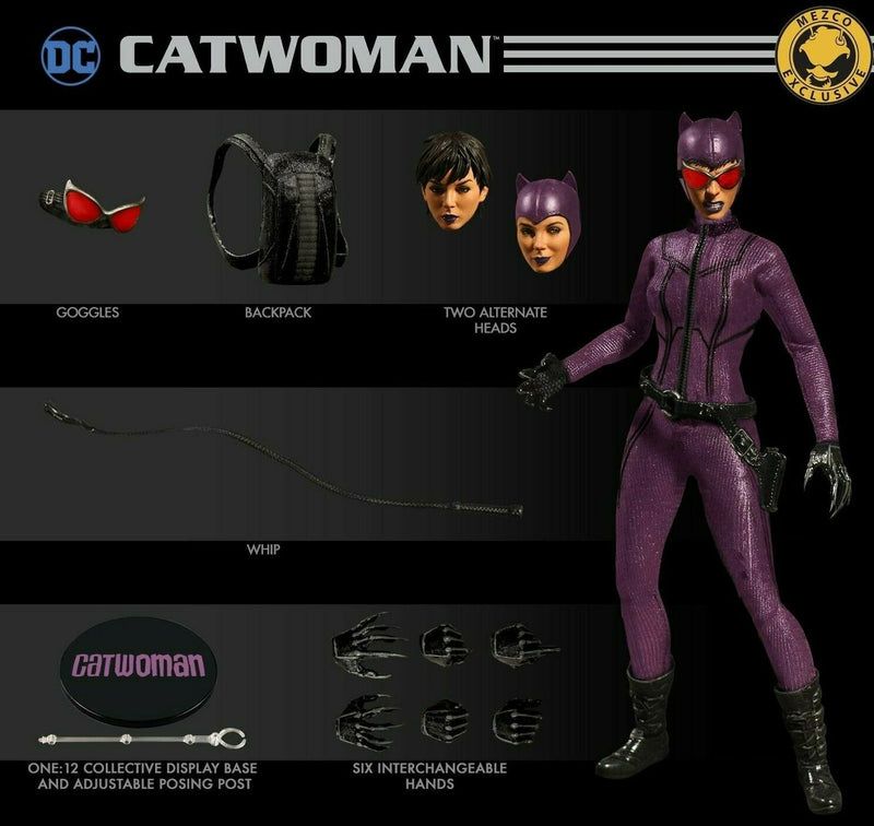 Load image into Gallery viewer, 1/12 - Catwoman - Masked Female Head Sculpt
