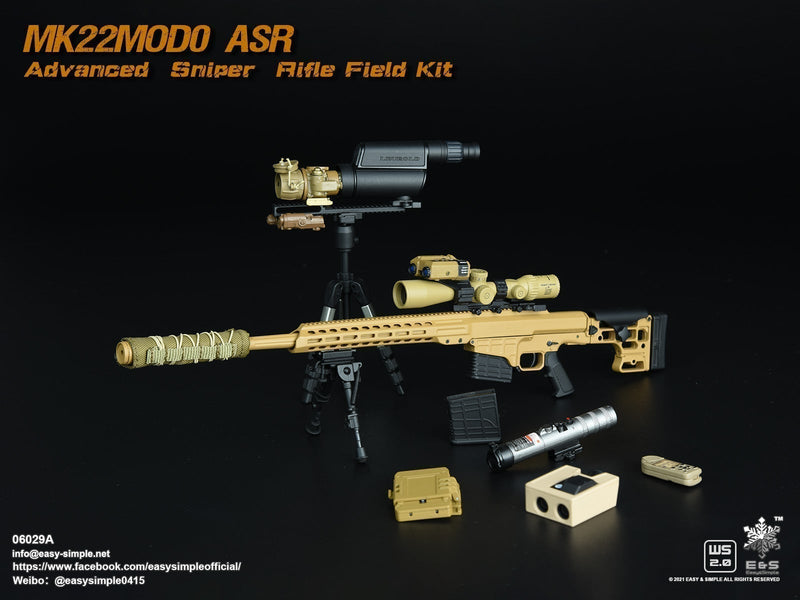 Load image into Gallery viewer, Tan MK22 MOD0 ASR Bolt Action Sniper Rifle
