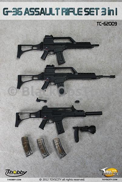 Load image into Gallery viewer, German HK G-36 Assault Rifle Set - Black G-36 Rifle Magazine (x3)

