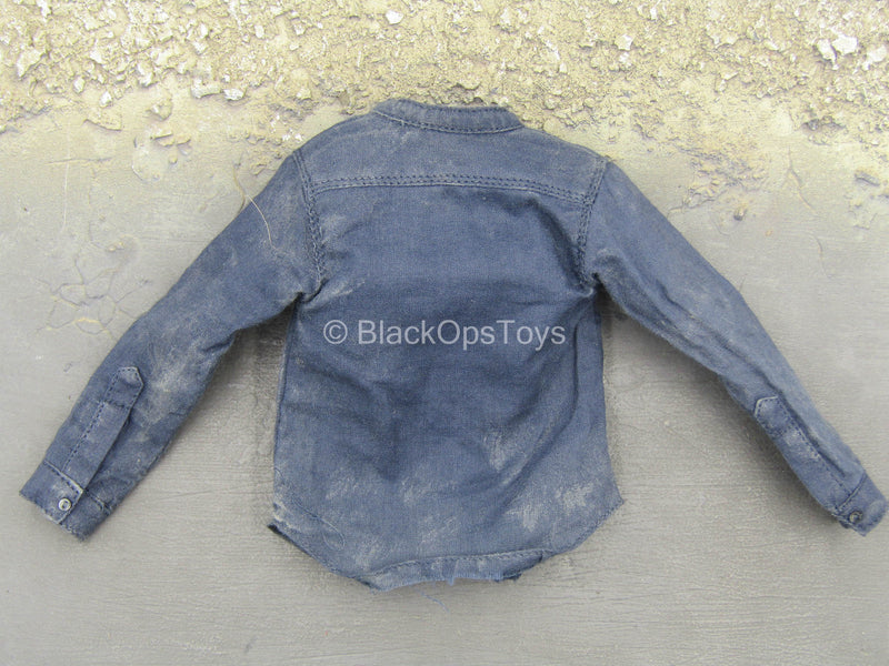 Load image into Gallery viewer, TWD - Morgan Jones - Blue Weathered Shirt
