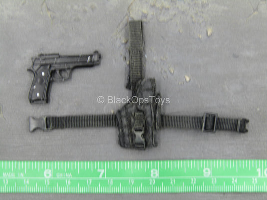 TWD - Morgan Jones - M9 Berretta Pistol w/Drop Leg Holster