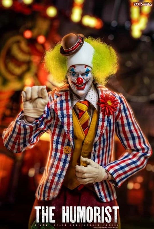 Load image into Gallery viewer, The Humorist - Bloody Male Head Sculpt w/Green Hair
