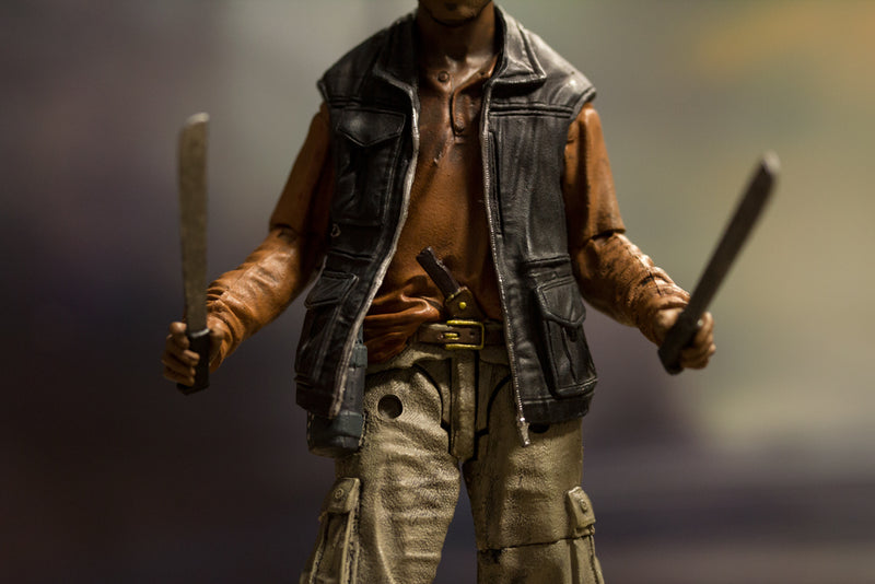 Load image into Gallery viewer, 5 INCH SCALE - TWD - Bob Stookey (Damaged) w/Survival Gear Set
