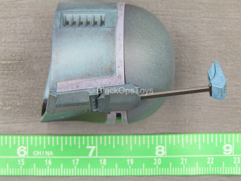 Load image into Gallery viewer, Star Wars - Death Watch Mando - Blue Helmeted Head Sculpt
