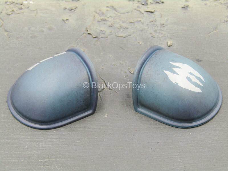 Load image into Gallery viewer, Star Wars - Death Watch Mando - Blue Shoulder Armor (Hook &amp; Loop)
