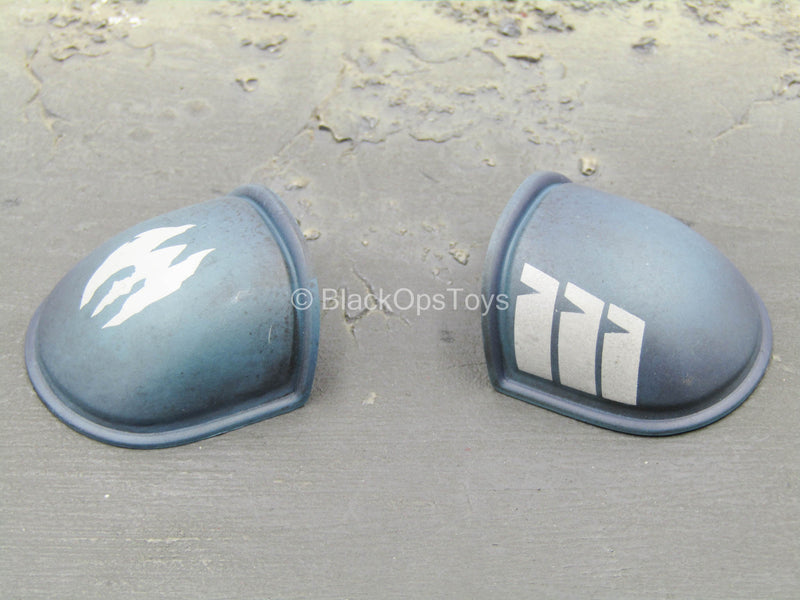 Load image into Gallery viewer, Star Wars - Death Watch Mando - Blue Shoulder Armor (Hook &amp; Loop)
