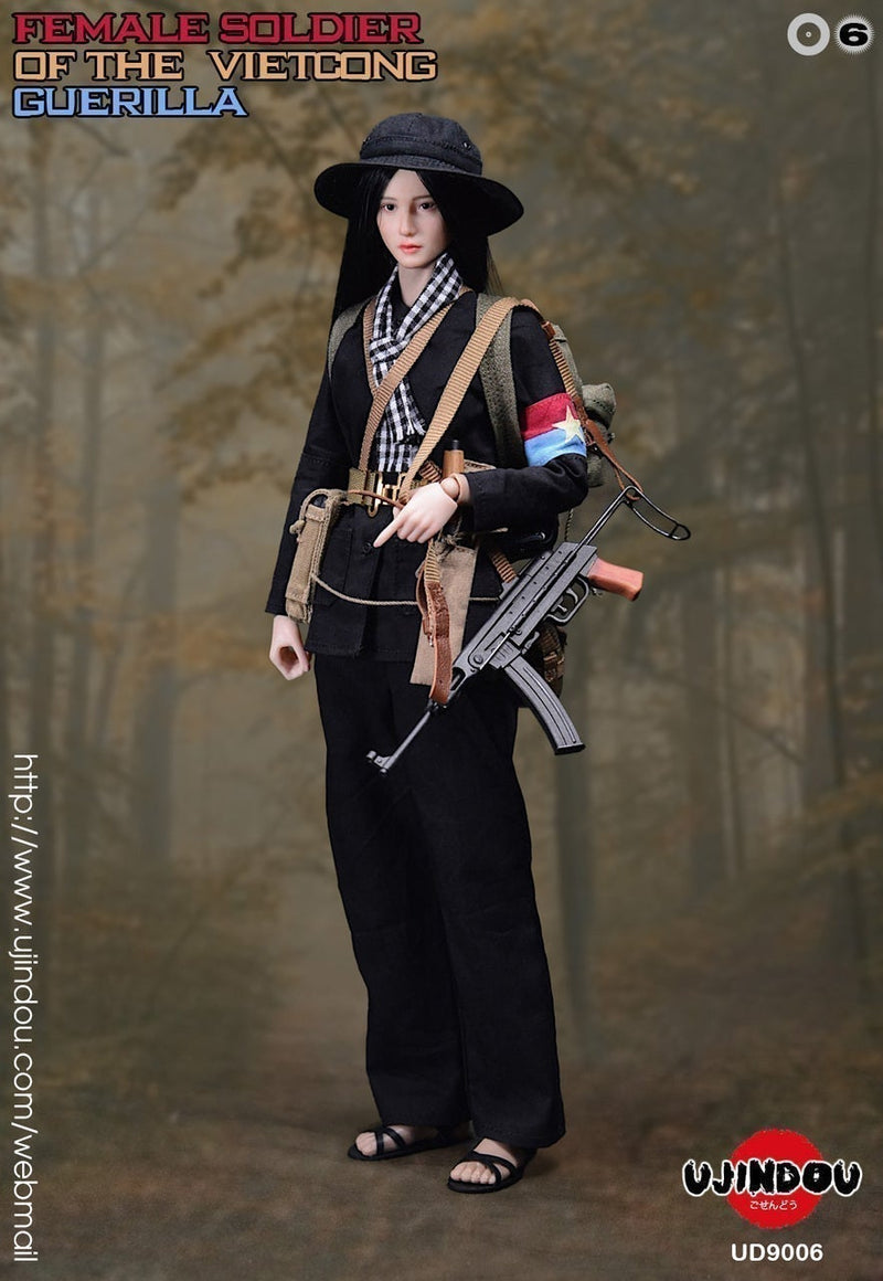 Load image into Gallery viewer, Vietnam - Viet Cong Female Soldier - Black Female Uniform Set
