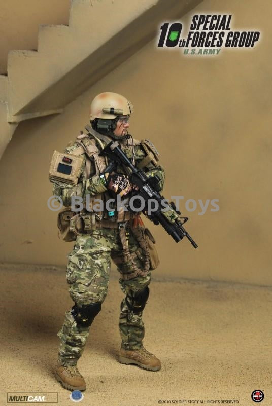 Load image into Gallery viewer, Soldier Story US Army 10th SFG Special Forces Grenade Launcher M4 Rifle Set
