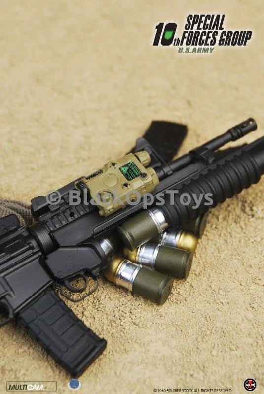 Soldier Story US Army 10th SFG Special Forces Grenade Launcher M4 Rifle Set