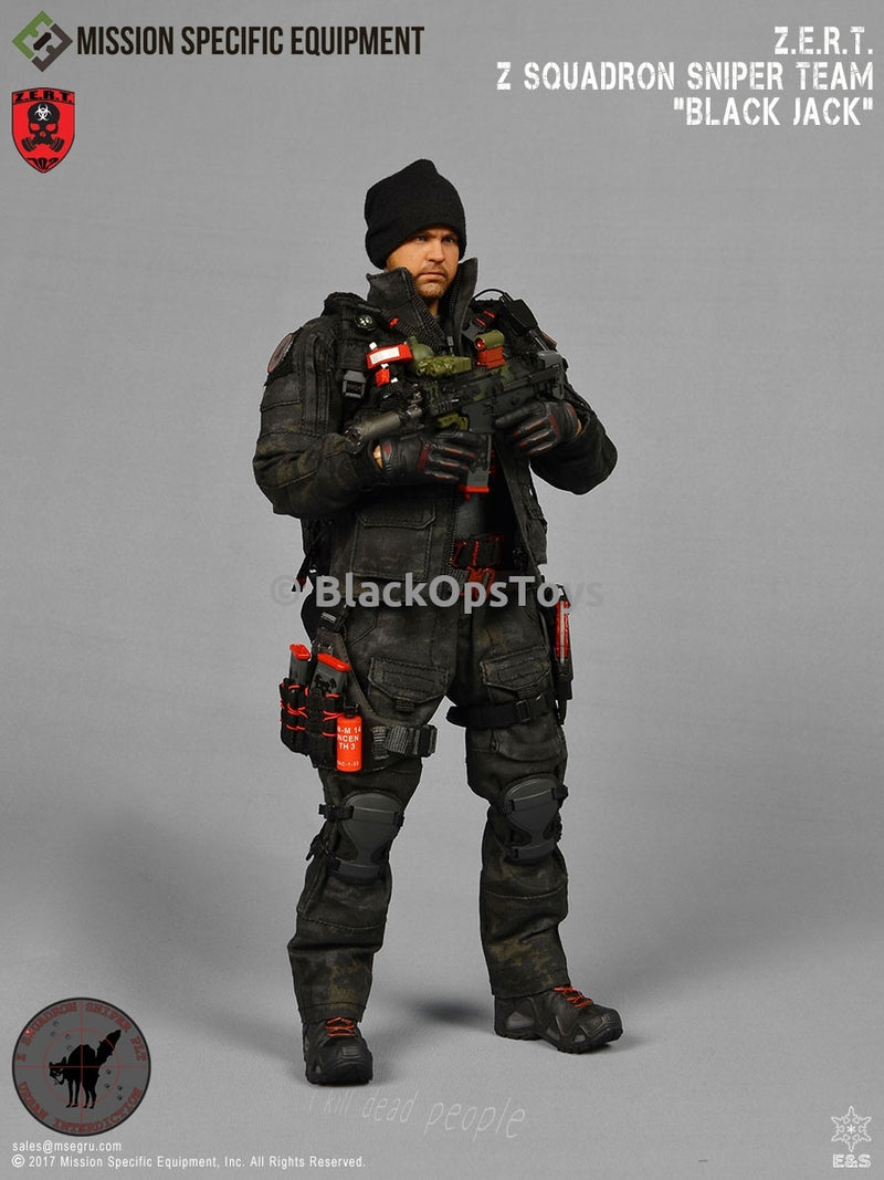 Load image into Gallery viewer, ZERT Z Squadron Urban Sniper &quot;Black Jack&quot; - MINT IN BOX
