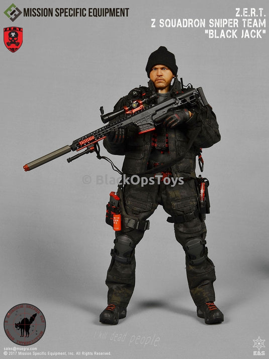 ZERT Z Squadron Urban Sniper in Black Multicam "Black Jack" The Division Dark Zone Agent Mint in Box