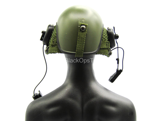 US Army Armor Tanker Crewman - Green Helmet Set