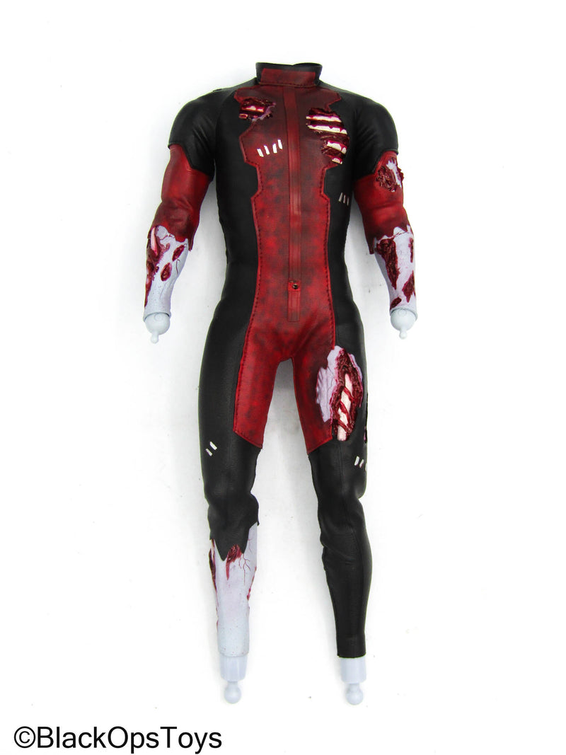 Load image into Gallery viewer, Zombie Deadpool - Male Zombie Base Body w/Body Suit
