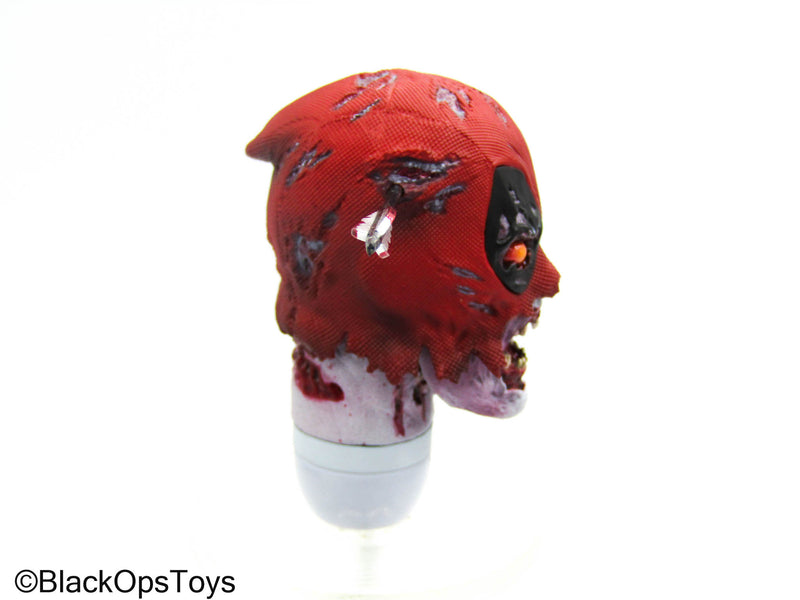Load image into Gallery viewer, Zombie Deadpool - Male Zombie Head Sculpt w/Faceplate &amp; Arrow
