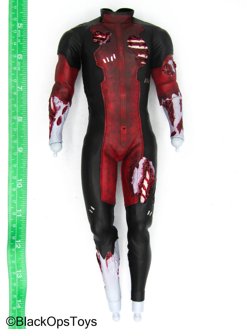 Load image into Gallery viewer, Zombie Deadpool - Male Zombie Base Body w/Body Suit
