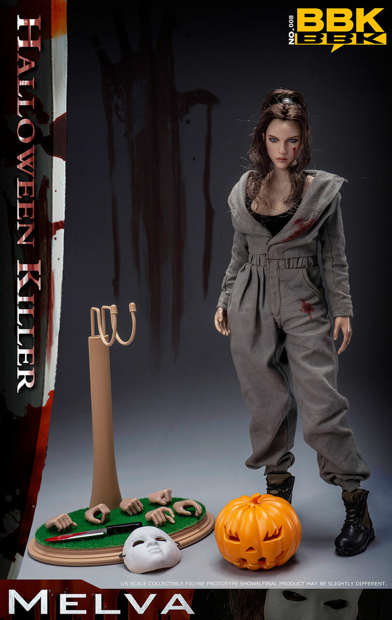 Load image into Gallery viewer, Halloween Killer - Bloody Green Female Jumpsuit

