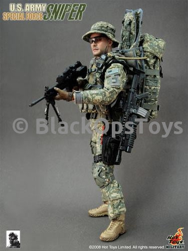 Rare Hot Toys U.S. Army Special Forces Sniper in ACU Mint in Box