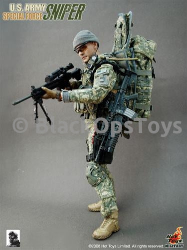 Rare Hot Toys U.S. Army Special Forces Sniper in ACU Mint in Box