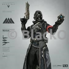 WARLOCK Black and Grey Chest Armor