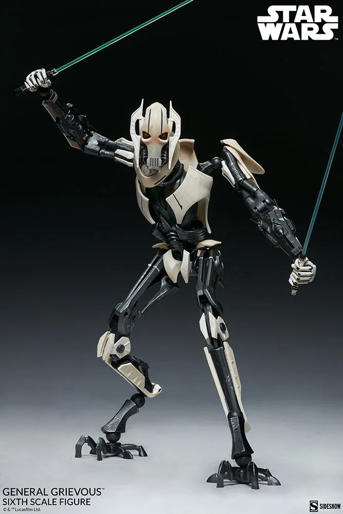 Load image into Gallery viewer, Star Wars General Grievous - Magnetic Lightsaber w/Green Blade
