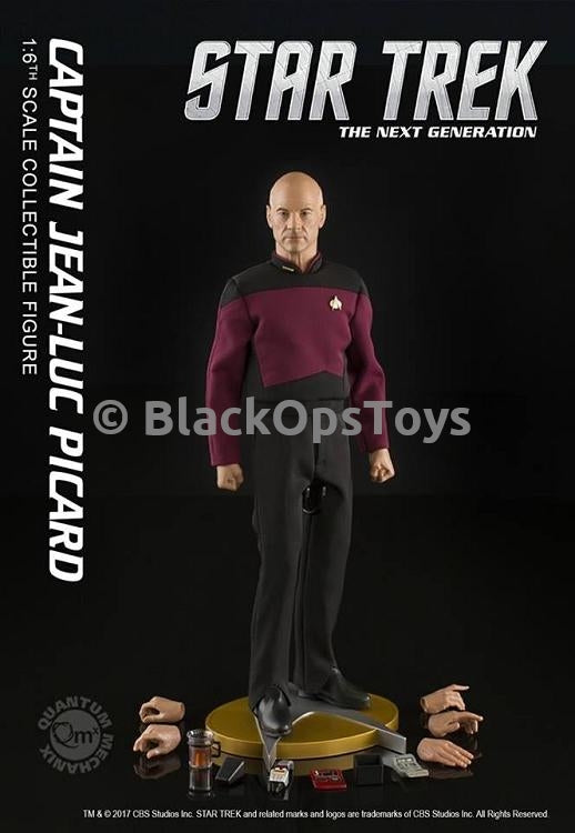 STAR TREK - Cap. Jean-Luc Picard - Black Shoes (Peg Type)