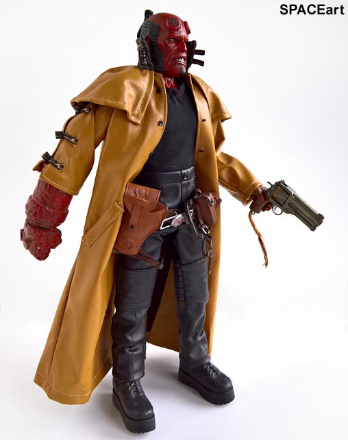Load image into Gallery viewer, Hellboy Platform Combat Boots Foot Type
