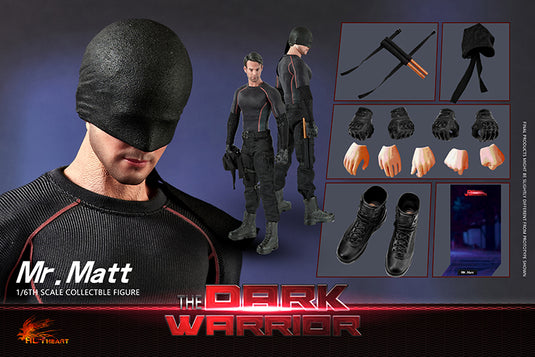 The Dark Warrior - Male Head Sculpt w/Face Mask