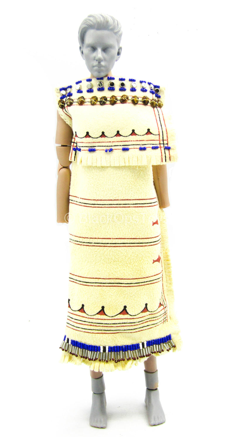 Load image into Gallery viewer, Lewis &amp; Clark - Sacagawea - Beaded Side Fold Dress
