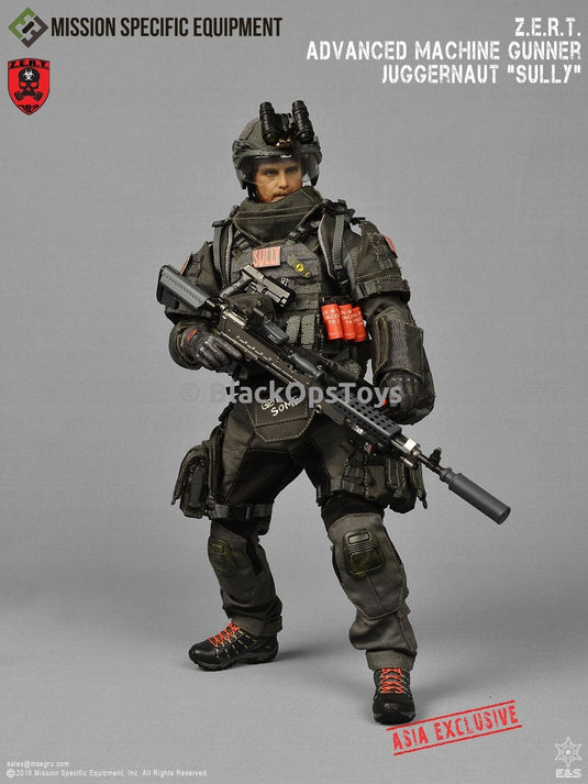 ZERT - AMG Juggernaut (Asia) - Wolf Grey Helmet w/Face Shield & NVG