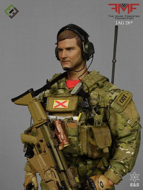 Load image into Gallery viewer, Mark Forester - US CCT - Male Body w/Complete Uniform &amp; Head Sculpt
