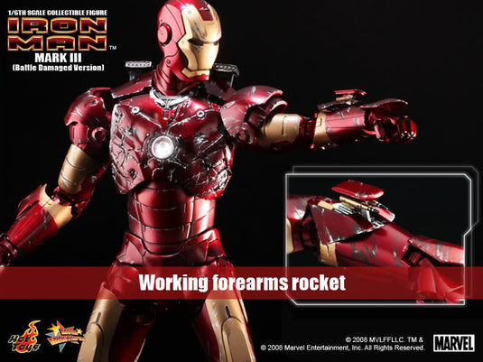 【未開封品】IRON MAN MARK Marvel Studios: The Infinity SagaDLX Iron Man Mark 6 (Battle
